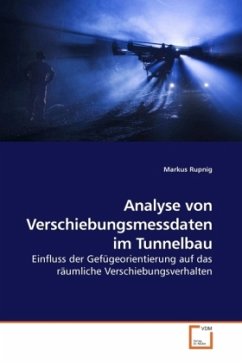 Analyse von Verschiebungsmessdaten im Tunnelbau - Rupnig, Markus Analyse von Verschiebungsmessdaten im Tunnelbau - Rupnig, Markus
