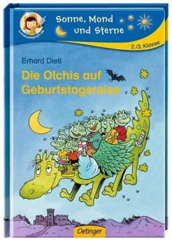 Cover Die Olchis auf Geburtstagsreise / Die Olchis - Sonne, Mond und Sterne Bd.7