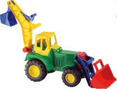 Lena 02086 - Traktor mit Lader/Bagger, Karton