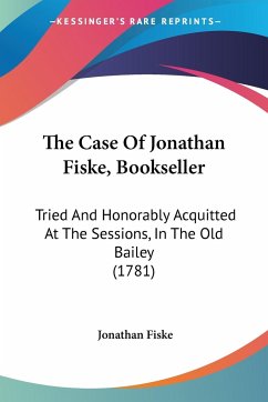 The Case Of Jonathan Fiske, Bookseller