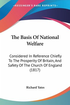 The Basis Of National Welfare