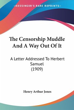 The Censorship Muddle And A Way Out Of It