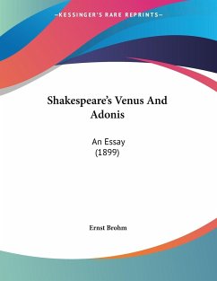 Shakespeare's Venus And Adonis