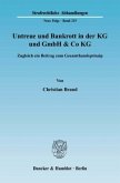 Untreue und Bankrott in der KG und GmbH & Co KG