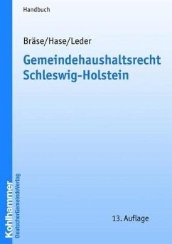 Cover Gemeindehaushaltsrecht Schleswig-Holstein – Vorschriftensammlung mit Erläuterungen und einem Lehrteil