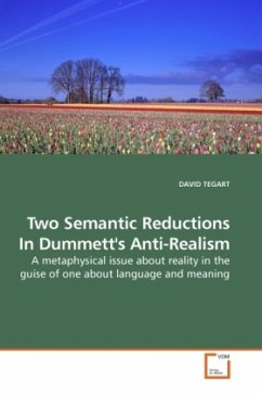 Two Semantic Reductions In Dummett's Anti-Realism - TEGART, DAVID