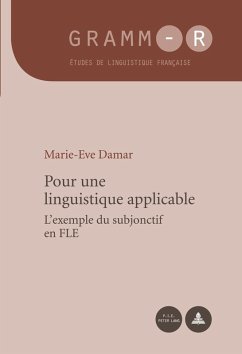 Pour une linguistique applicable - Damar, Marie-Eve