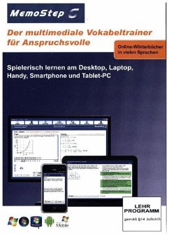 MemoStep6 - Der multimediale Vokabeltrainer für Anspruchsvolle, 1 CD-ROM