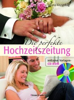 Cover Die perfekte Hochzeitszeitung, m. CD-ROM