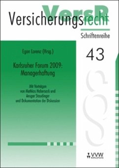 Cover Karlsruher Forum 2009: Managerhaftung