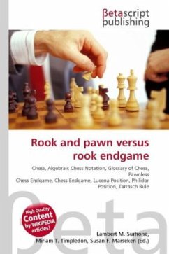 Rook and pawn versus rook endgame