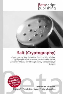Salt (Cryptography) Salt (Cryptography)