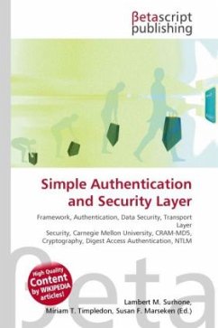 Simple Authentication and Security Layer