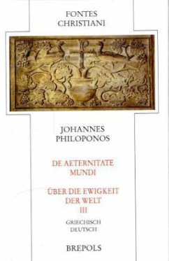 Cover De aeternitate mundi - Über die Ewigkeit der Welt / Fontes Christiani (FC) Bd.64/3, Bd.3