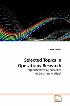 Selected Topics in Operations Research - Ilembo, Bahati