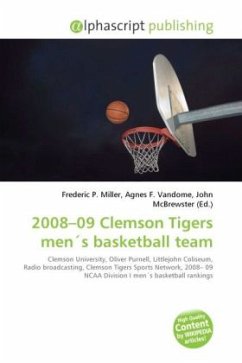 2008 09 Clemson Tigers men's basketball team