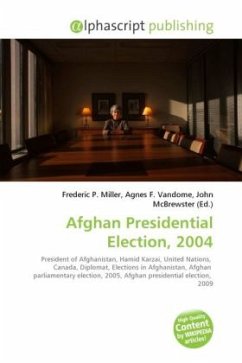 Afghan Presidential Election, 2004