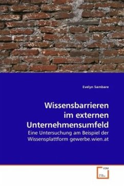 Wissensbarrieren im externen Unternehmensumfeld - Sambare, Evelyn