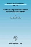 Der verfassungsrechtliche Rahmen der Pressefusionskontrolle