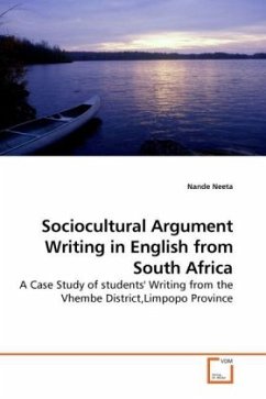 Sociocultural Argument Writing in English from South Africa - Neeta, Nande