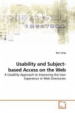 Usability and Subject-based Access on the Web