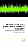 Acoustic Performance Optimisation of Helmholtz Resonators