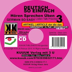 Cover Deutsch So Einfach - Hören Sprechen Üben 3 - German So Easy - Talk Listen Practise 3