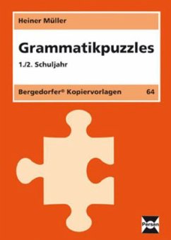 Grammatikpuzzles, 1./2. Schuljahr - Müller, Heiner