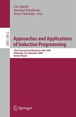 Approaches and Applications of Inductive Programming