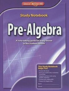 Pre-Algebra Study Notebook - McGraw Hill