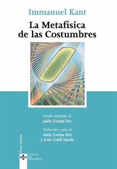 Cover La metafísica de las costumbres