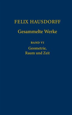Felix Hausdorff - Gesammelte Werke Band VI - Hausdorff, Felix