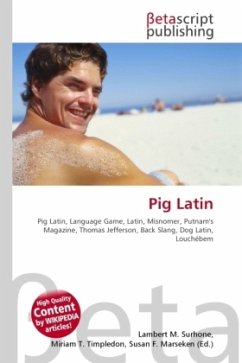 Cover Pig Latin
