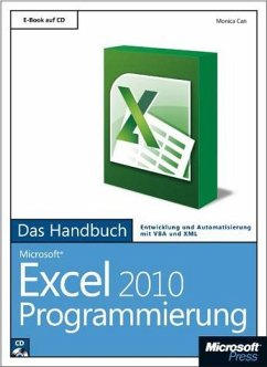 Microsoft Excel 2010 Programmierung - Das Handbuch, m. CD-ROM - Can-Weber, Monika;Wendel, Tom
