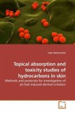 Topical absorption and toxicity studies of hydrocarbons in skin