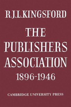 Cover The Publishers Association 1896 1946