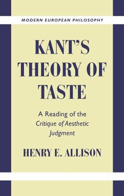 Kant's Theory of Taste - Allison, Henry E.