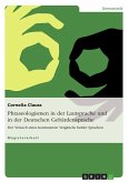 Phraseologismen in der Lautsprache und in der Deutschen Gebärdensprache