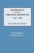 Marriages of Some Virginia Residents,... - Bild 1