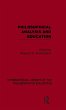 Philosophical Analysis and Education... - Bild 1