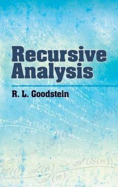 Recursive Analysis - Goodstein, R L