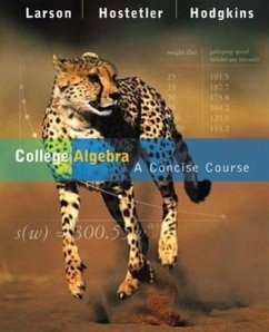 College Algebra: A Concise Course - Hostetler, Robert; Hodgkins, Ann V.; Larson, Ron
