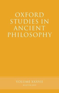 Oxford Studies in Ancient Philosophy