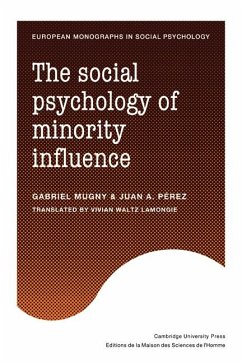 Cover The Social Psychology of Minority Influence