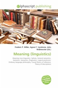 Meaning (linguistics)
