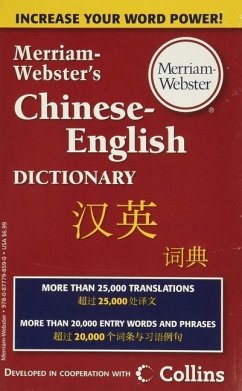 Cover Merriam-Webster's Chinese-English Dictionary