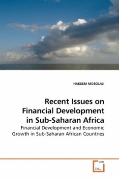 Recent Issues on Financial Development in Sub-Saharan Africa - MOBOLAJI, HAKEEM