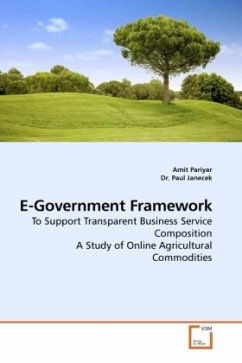 E-Government Framework - Pariyar, AmitJanecek, Paul