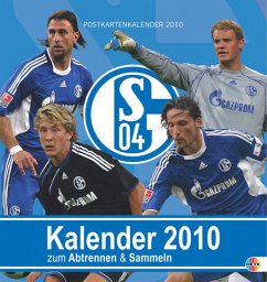 FC Schalke 04 - 2011- Sammelkarten-Postkartenkalender - Heye