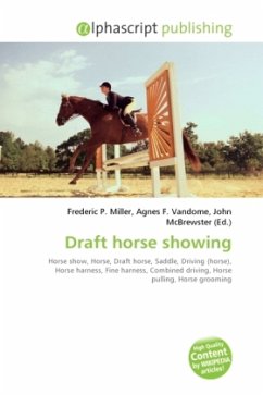 Draft horse showing
